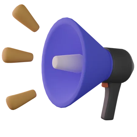 Megaphone  3D Icon