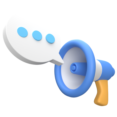 Megaphone  3D Icon