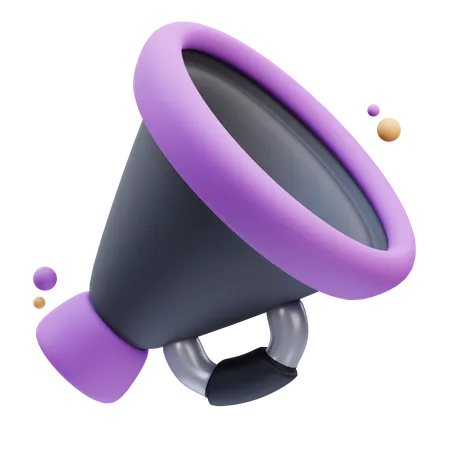 Megaphone  3D Icon