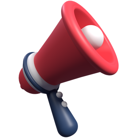 Megaphone  3D Icon