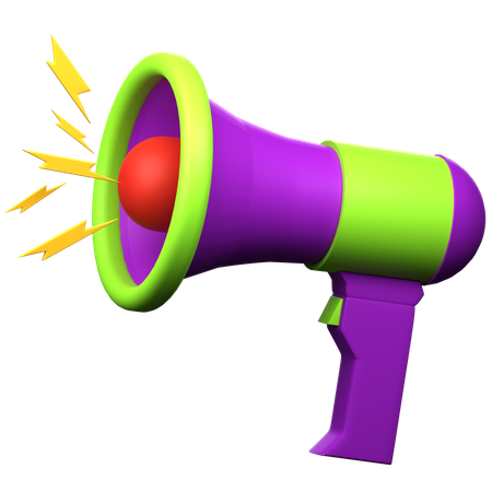 Megaphone  3D Icon