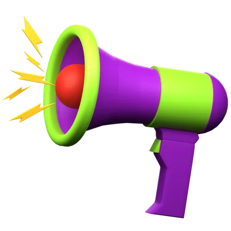 Megaphone  3D Icon