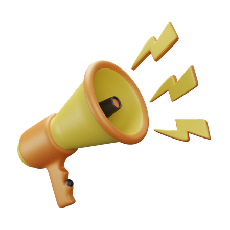 Megaphone  3D Icon