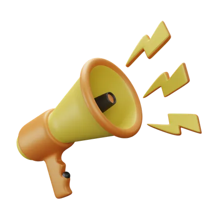 Megaphone  3D Icon