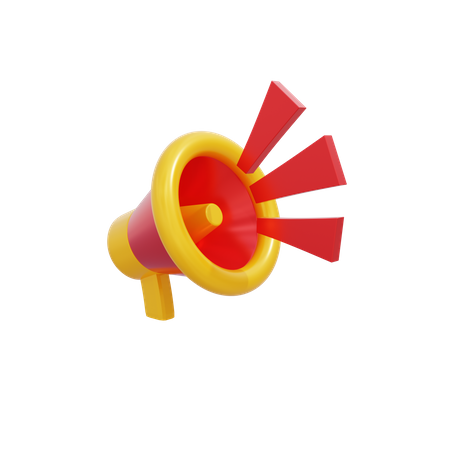 Megaphone  3D Icon