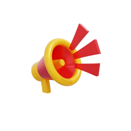 Megaphone  3D Icon