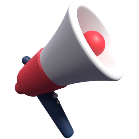 Megaphone  3D Icon