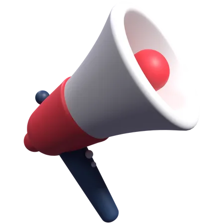 Megaphone  3D Icon