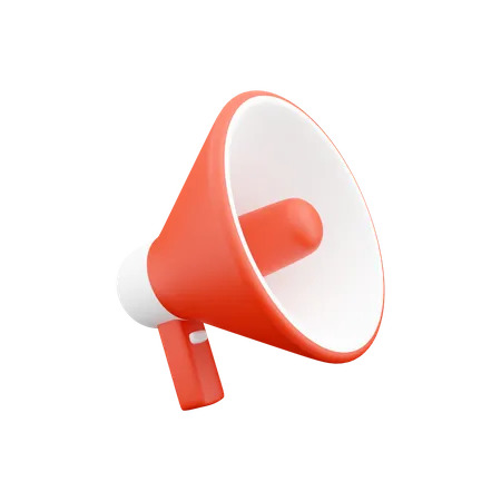 Megaphone  3D Icon