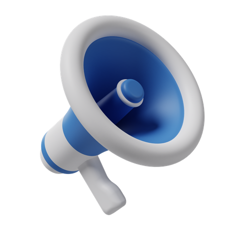 Megaphone  3D Icon