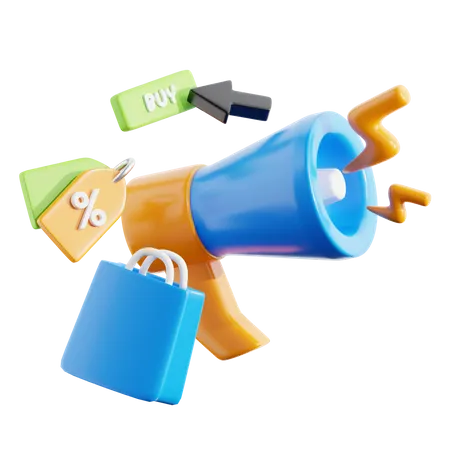 Megaphone  3D Icon