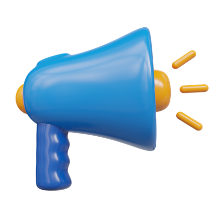 Megaphone  3D Icon