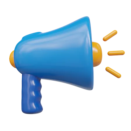 Megaphone  3D Icon