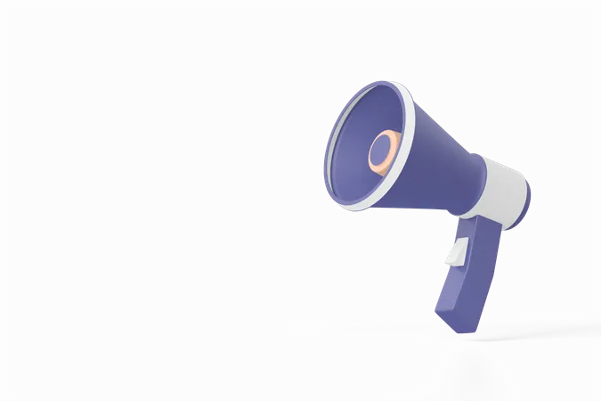 Megaphone  3D Icon