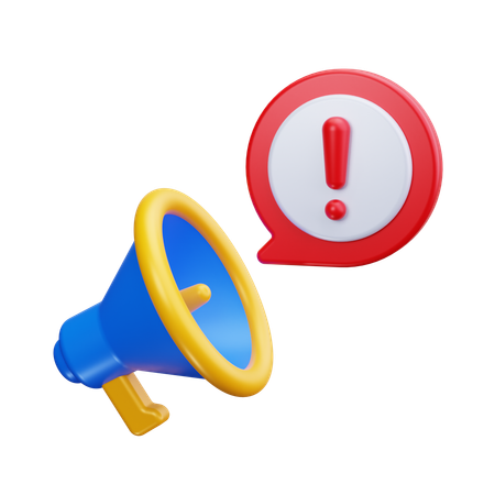 Megaphone  3D Icon