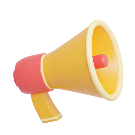 Megaphone  3D Icon