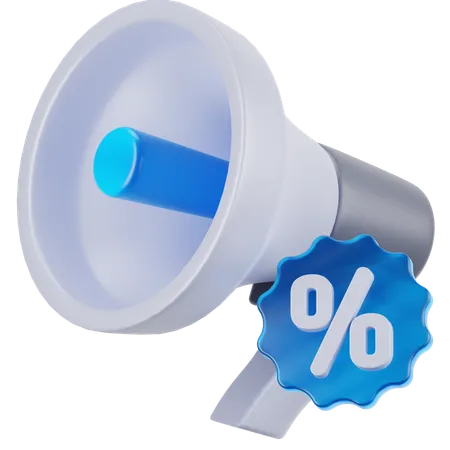 Megaphone  3D Icon