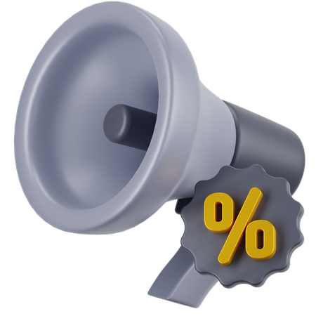 Megaphone  3D Icon