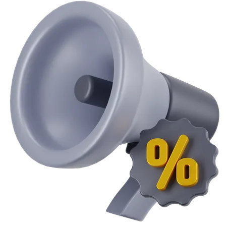 Megaphone  3D Icon