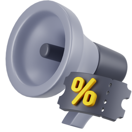 Megaphone  3D Icon