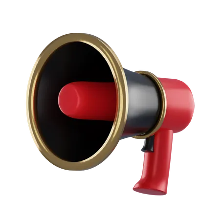 Megaphone  3D Icon