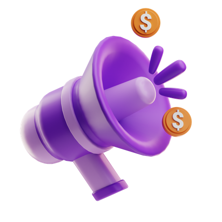 Megaphone  3D Icon