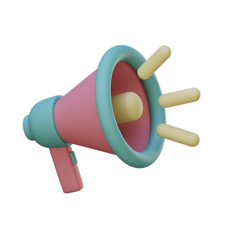 Megaphone  3D Icon