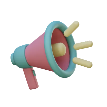 Megaphone  3D Icon