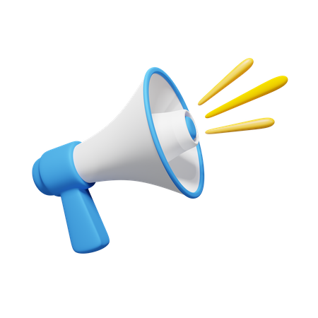 Megaphone  3D Icon