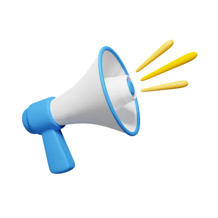 Megaphone  3D Icon