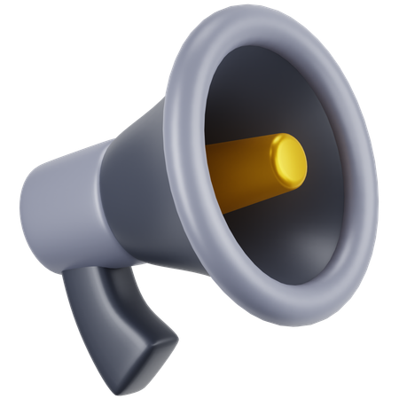 Megaphone  3D Icon