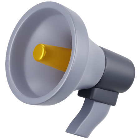 Megaphone  3D Icon