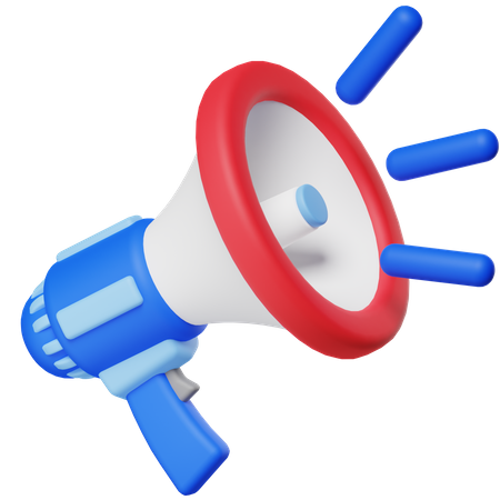 Megaphone  3D Icon