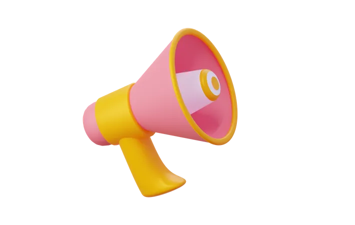 Megaphone  3D Icon