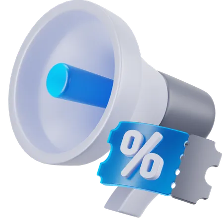 Megaphone  3D Icon