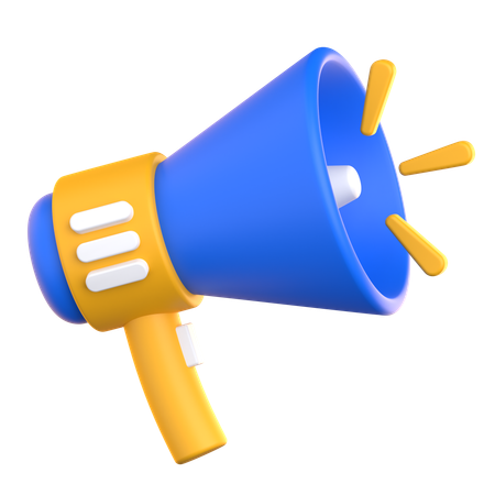 Megaphone  3D Icon