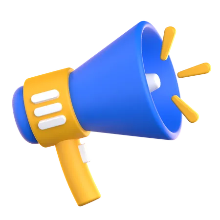 Megaphone  3D Icon