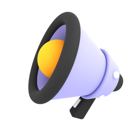 Megaphone  3D Icon