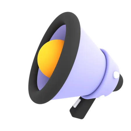 Megaphone  3D Icon