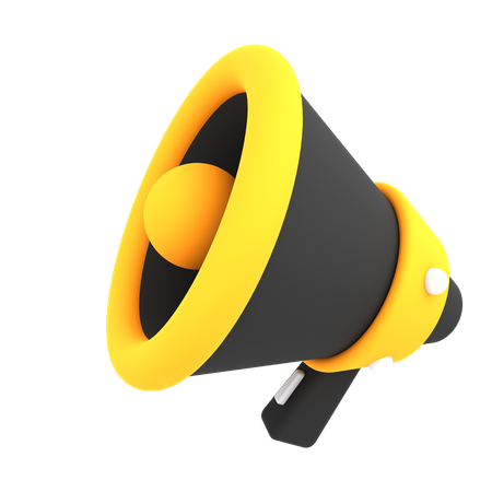 Megaphone  3D Icon