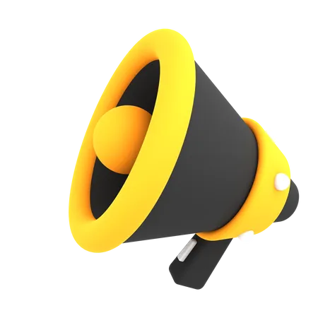 Megaphone  3D Icon