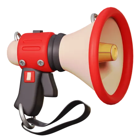 Megaphone  3D Icon