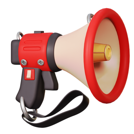 Megaphone  3D Icon