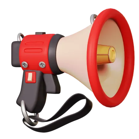 Megaphone  3D Icon