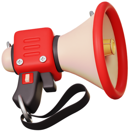 Megaphone  3D Icon