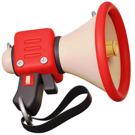 Megaphone  3D Icon