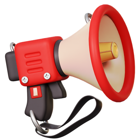 Megaphone  3D Icon