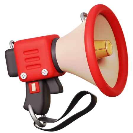 Megaphone  3D Icon