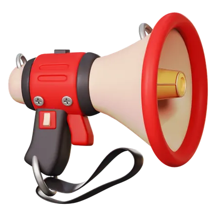 Megaphone  3D Icon