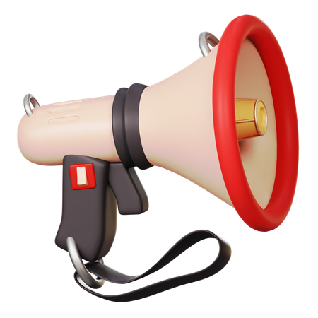 Megaphone  3D Icon